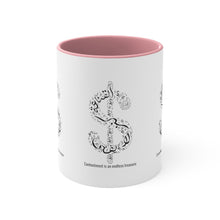 Load image into Gallery viewer, 11oz Accent Mug (The Ultimate Wealth Design, Dollar Sign)
