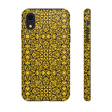Load image into Gallery viewer, Tough Cases Yellow (Islamic Pattern v8)
