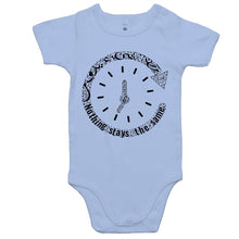Load image into Gallery viewer, AS Colour Mini Me - Baby Onesie Romper (The Change, Time Design)
