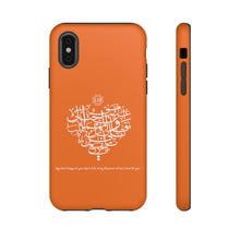 Load image into Gallery viewer, Tough Cases Orange (The Power of Love, Heart Design)
