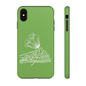 Tough Cases Apple Green (The Peace Spreader, Flower Design)