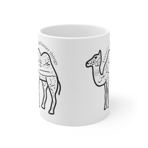 Ceramic Mug 11oz (The Voyager, Camel Design) - Levant 2 Australia