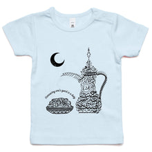 Load image into Gallery viewer, AS Colour - Infant Wee Tee (The Arab Hospitality, Coffee Pot Design)
