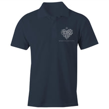 Load image into Gallery viewer, AS Colour Chad - S/S Polo Shirt (The Power of Love, Heart Design) (Double-Sided Print)
