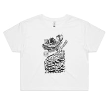 Load image into Gallery viewer, AS Colour - Women&#39;s Crop Tee (Ocean Spirit, Whale Design) (Double-Sided Print)
