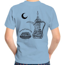 Load image into Gallery viewer, AS Colour Kids Youth Crew T-Shirt (The Arab Hospitality, Coffee Pot Design) (Double-Sided Print)
