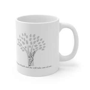 Ceramic Mug 11oz (The Environmentalist, Tree Design) - Levant 2 Australia