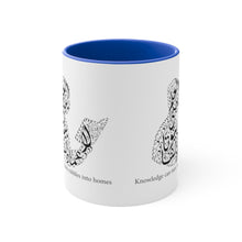 Load image into Gallery viewer, 11oz Accent Mug (The Educated, Book Design)
