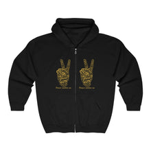 Load image into Gallery viewer, Unisex Heavy Blend™ Full Zip Hooded Sweatshirt (The Pacifist, Peace Design) - Levant 2 Australia
