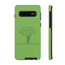 Load image into Gallery viewer, Tough Cases Apple Green (The Environmentalist, Tree Design)
