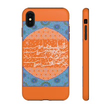 Load image into Gallery viewer, Tough Cases Orange (Bliss or Misery, Omar Khayyam Poetry)
