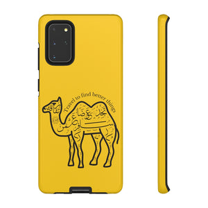 Tough Cases Yellow (The Voyager, Camel Design)
