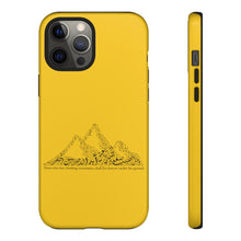 Load image into Gallery viewer, Tough Cases Yellow (The Ambitious, Mountain Design)

