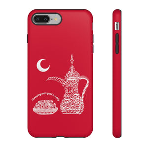 Tough Cases Red (The Arab Hospitality, Coffee Pot Design)
