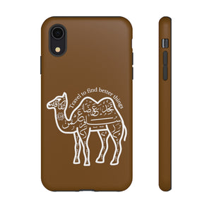 Tough Cases Sepia Brown (The Voyager, Camel Design)