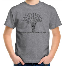 Load image into Gallery viewer, AS Colour Kids Youth Crew T-Shirt (The Environmentalist, Tree Design) (Double-Sided Print)

