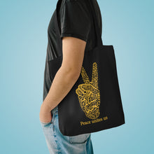 Load image into Gallery viewer, Cotton Tote Bag (The Pacifist, Peace Design) - Levant 2 Australia
