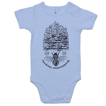 Load image into Gallery viewer, AS Colour Mini Me - Baby Onesie Romper (Save the Bees! Conserve Biodiversity!)
