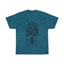 Load image into Gallery viewer, Unisex Heavy Cotton Tee (Save the Bees! Conserve Biodiversity!) (Double-Sided Print)
