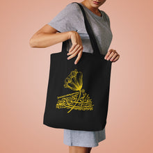 Load image into Gallery viewer, Cotton Tote Bag (The Peace Spreader, Flower Design) (Double-Sided Print)
