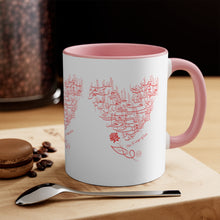 Load image into Gallery viewer, 11oz Accent Mug (The 31 Ways of Love)
