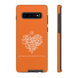 Tough Cases Orange (The Power of Love, Heart Design)