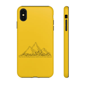 Tough Cases Yellow (The Ambitious, Mountain Design)