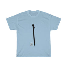 Load image into Gallery viewer, Unisex Heavy Cotton Tee (Arabic Script Edition, Alef without Hamza _aː_ ا) (Front Print)
