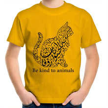 Load image into Gallery viewer, AS Colour Kids Youth Crew T-Shirt (The Animal Lover, Cat Design) (Double-Sided Print)
