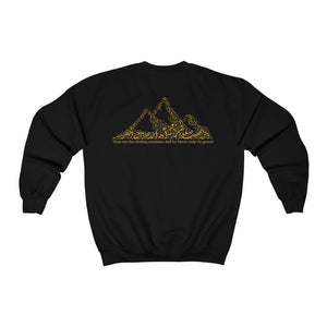 Unisex Heavy Blend™ Crewneck Sweatshirt (The Ambitious, Mountain Design) - Levant 2 Australia