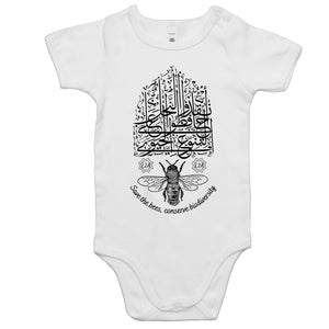 AS Colour Mini Me - Baby Onesie Romper (Save the Bees! Conserve Biodiversity!)