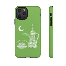 Load image into Gallery viewer, Tough Cases Apple Green (The Arab Hospitality, Coffee Pot Design)
