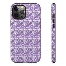 Load image into Gallery viewer, Tough Cases Blue-Magenta (Islamic Pattern v22)
