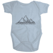 Load image into Gallery viewer, Ramo - Organic Baby Romper Onesie (The Ambitious, Mountain Design)
