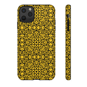 Tough Cases Yellow (Islamic Pattern v8)
