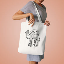 Load image into Gallery viewer, Cotton Tote Bag (The Voyager, Camel Design) - Levant 2 Australia
