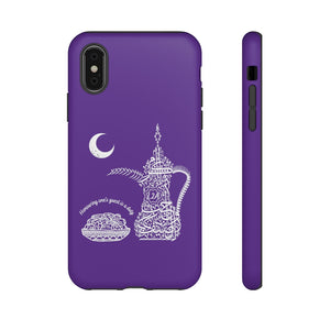 Tough Cases Royal Purple (The Arab Hospitality, Coffee Pot Design)