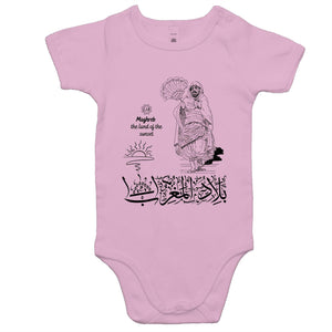 AS Colour Mini Me - Baby Onesie Romper (The Land of the Sunset, Maghreb Design)
