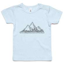Load image into Gallery viewer, AS Colour - Infant Wee Tee (The Ambitious, Mountain Design)
