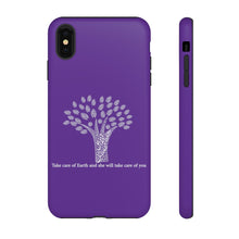 Load image into Gallery viewer, Tough Cases Royal Purple (The Environmentalist, Tree Design)

