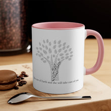 Load image into Gallery viewer, 11oz Accent Mug (The Environmentalist, Tree Design)
