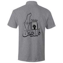 Load image into Gallery viewer, AS Colour Chad - S/S Polo Shirt (Palestine Design) (Double-Sided Print)
