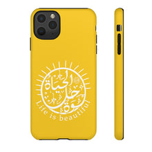 Load image into Gallery viewer, Tough Cases Yellow (The Optimistic, Sun Design)
