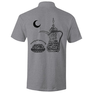 AS Colour Chad - S/S Polo Shirt (The Arab Hospitality, Coffee Pot Design) (Double-Sided Print)
