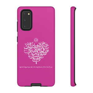Tough Cases Red Violet (The Power of Love, Heart Design)
