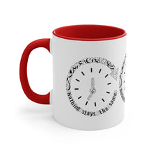 Load image into Gallery viewer, 11oz Accent Mug (The Change, Time Design)
