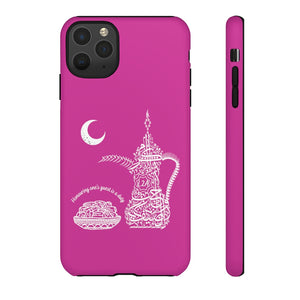 Tough Cases Red Violet (The Arab Hospitality, Coffee Pot Design)