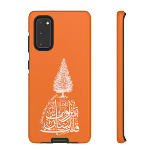 Tough Cases Orange (Beirut, the heart of Lebanon - Cedar Design)