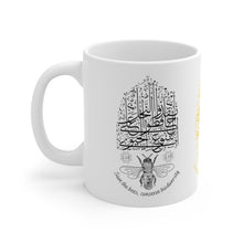 Load image into Gallery viewer, Ceramic Mug 11oz (Save the Bees! Conserve Biodiversity!)
