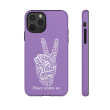 Load image into Gallery viewer, Tough Cases Blue-Magenta (The Pacifist, Peace Design)
